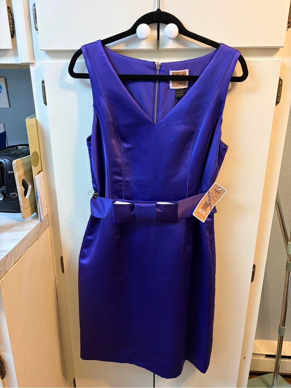 NUE by Shani Sleeveless Shaper Dress DEEP PURPLE